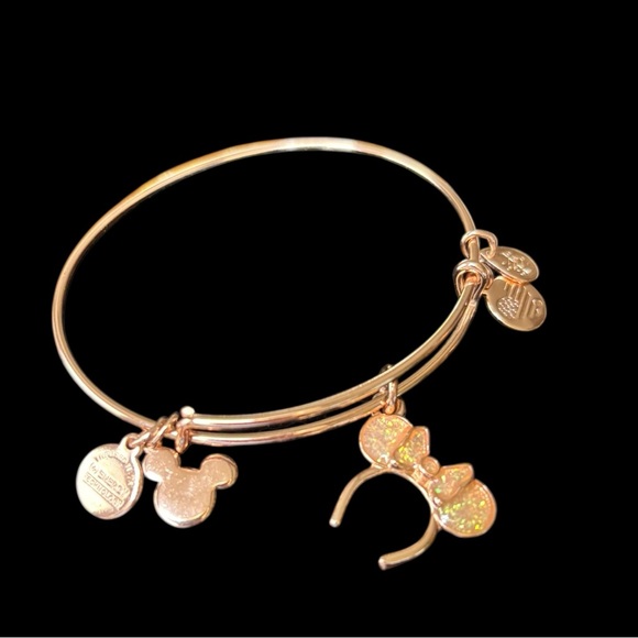 Alex & Ani Rose Gold Minnie Mouse Bracelet with box - Picture 3 of 8